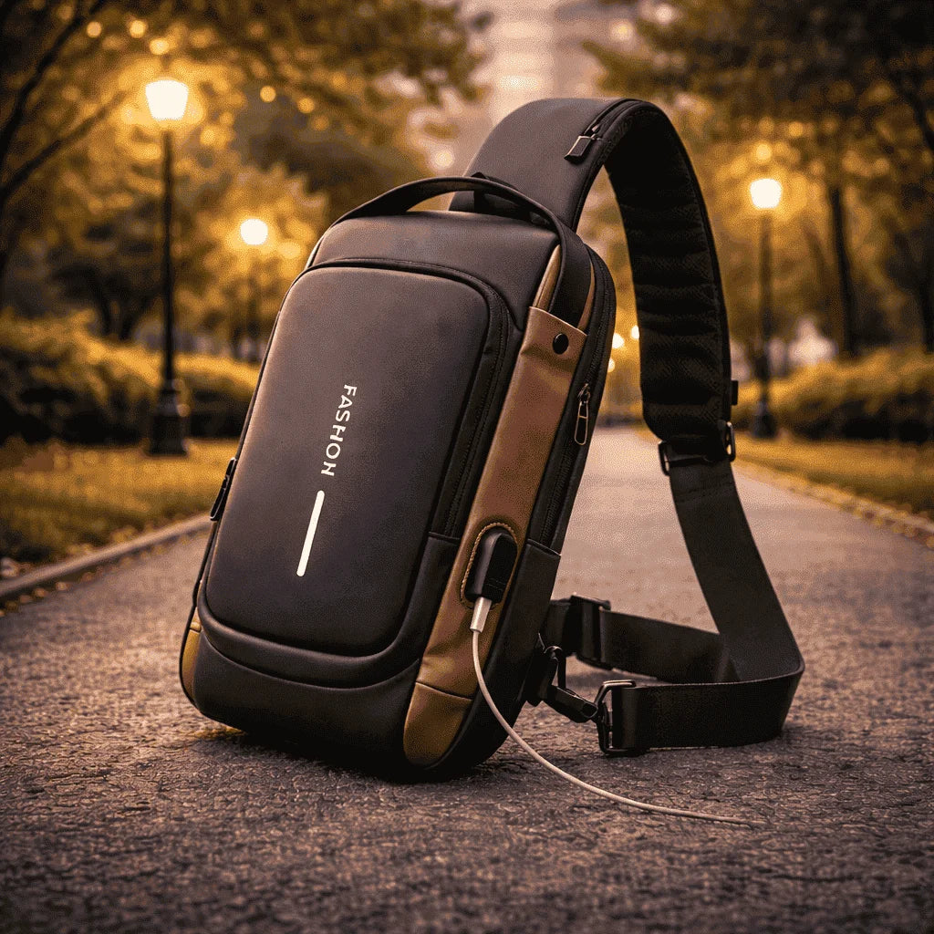 Mochila anti robo con puerto usb
