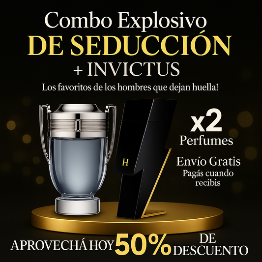 COMBO PERFUMES X2 BAD BOY + INVICTUS
