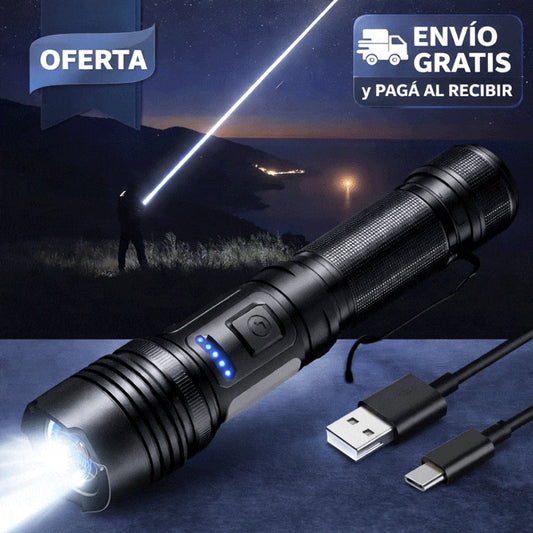 LINTERNA POTENTE CON ZOOM