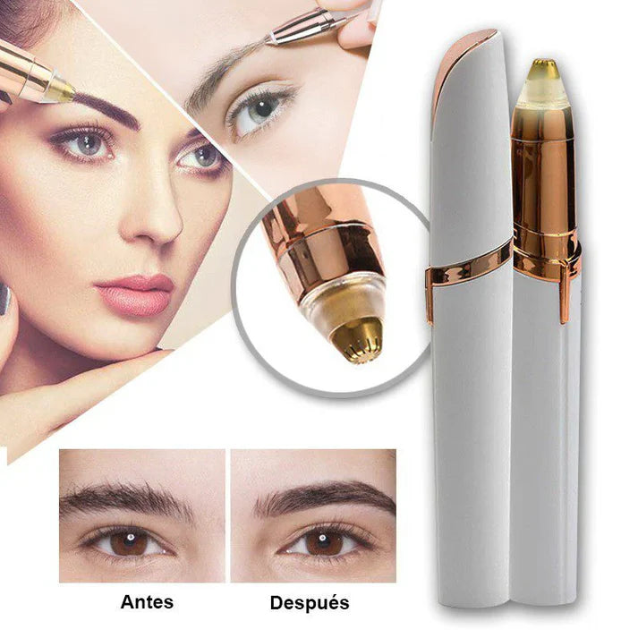 Depilador Facial Recargable 2 en 1: piel suave y cejas perfectas en minutos ✨