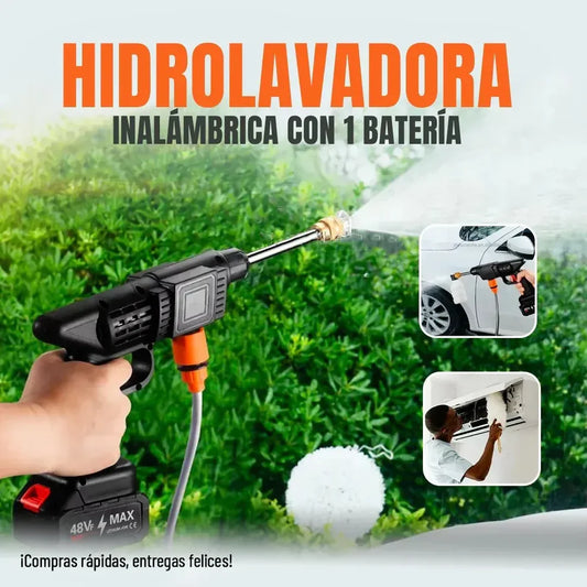 Hidrolavadora Portátil: ahorro, potencia y brillo para tu vehículo 🚗💦👌